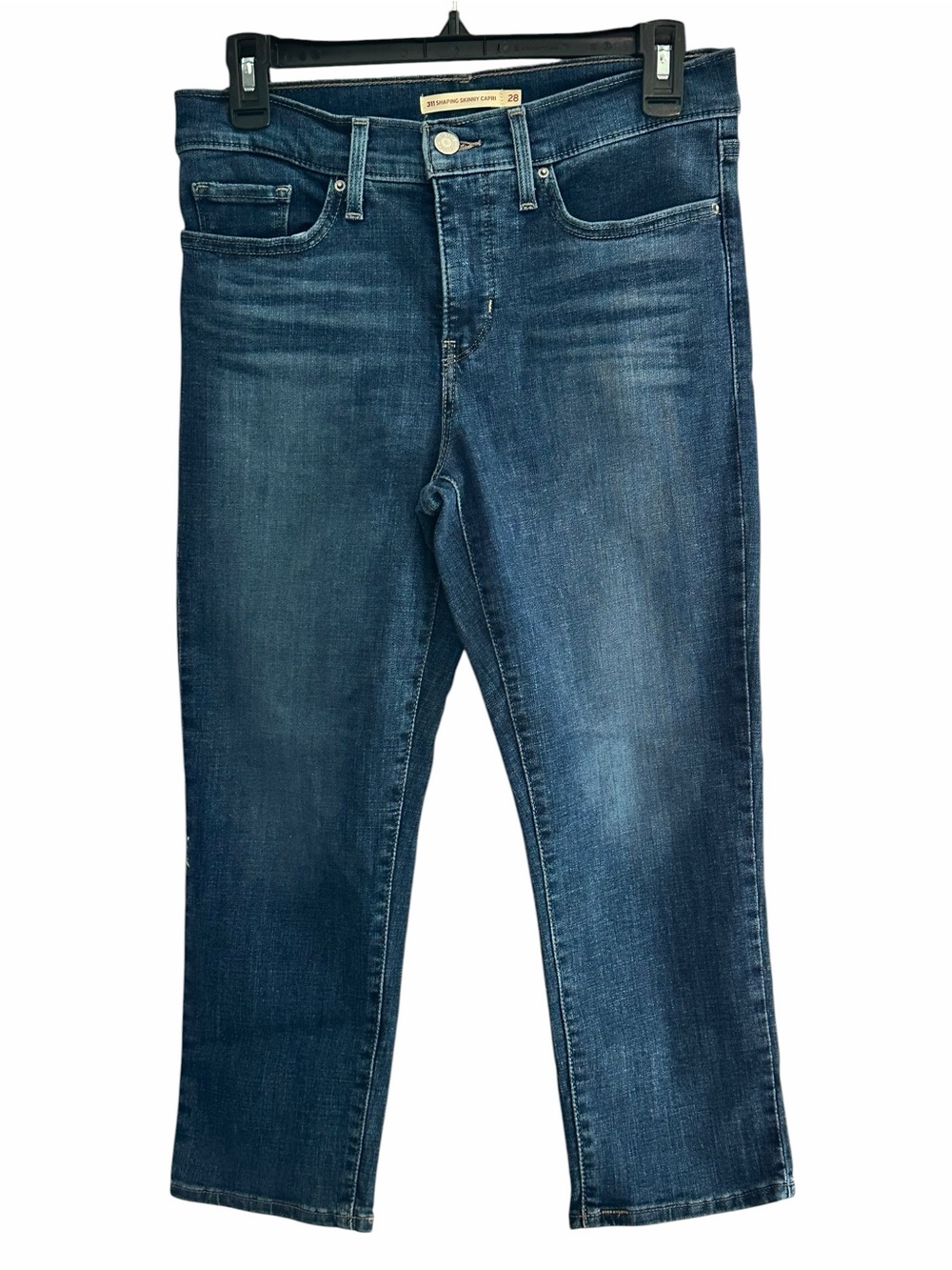 LEVI’S 311 SHAPING SKINNY CAPRI WOMEN'S JEANS - SIZE 28 Inseam 21”